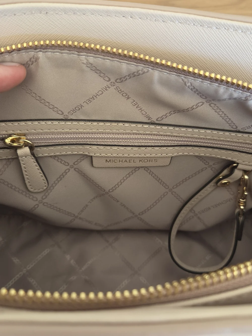 Michael Kors Pink Saffiano Leather Satchel